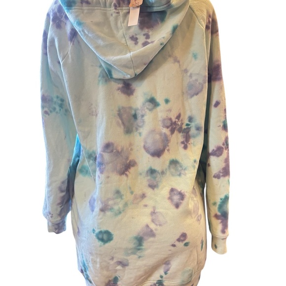 Pink Victoria’s Secret tie dye sweatshirt dress NWT - Picture 10 of 11